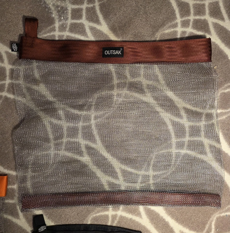 x3 Outsak Cadena Malla Resistente a Animales Almacenamiento de Alimentos Sacos de Equipo a Prueba de Roedores Caché Foto 4 de 4