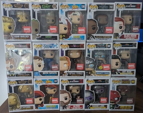 Funko Pop!  Marvel Collector Corps Lot
