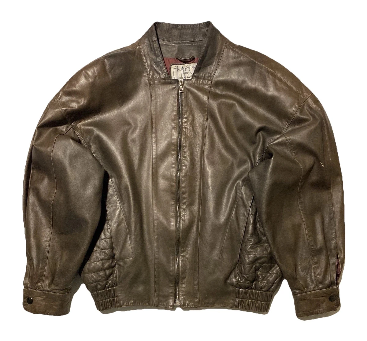 Claude Montana Coats, Jackets & Vests Leather Outer Shell for