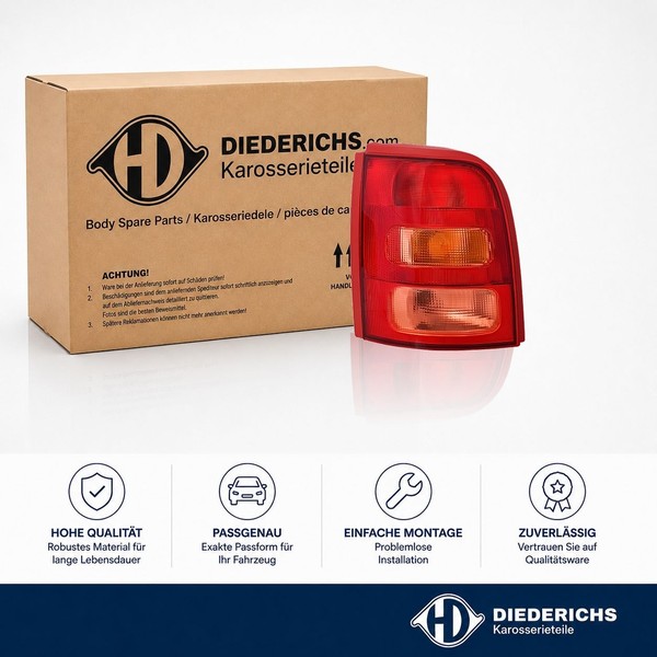 Heckleuchte Links Diederichs 6023191 Passend FÜR Nissan RÜCkleuchte Hecklicht-image