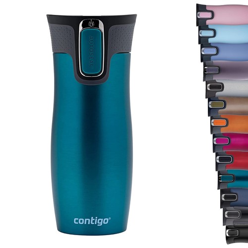 Contigo West Loop AUTOSEAL Insulated Mug 470ml 15.8oz Leak Proof All Colors New