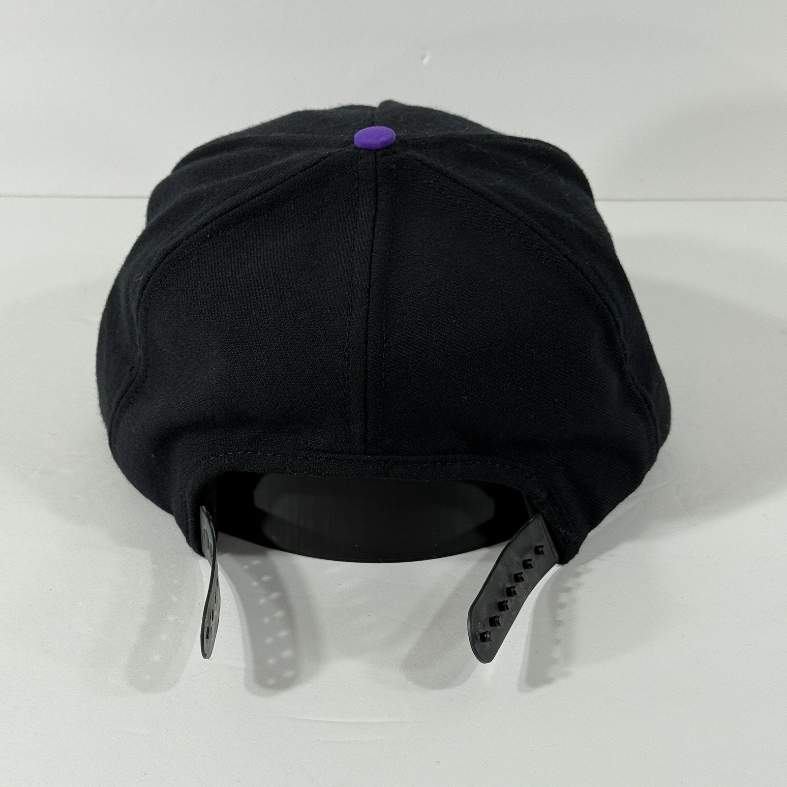 Vintage Snapback Hat Cap Goodyear Script Logo Bla… - image 3