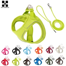 New Dog Harness Leash Set for Small Dog Adjustable Reflective Puppy Cat Harness