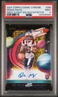 2024 Topps Cosmic Chrome Flight Signatures Gold Drake Maye Rc Auto 11/50 psa 9