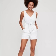 Aritzia Wilfred  coulement Striped Romper Size 2