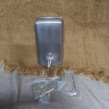 WOW  Heavy Duty Vertical Stainless Steel Wall Mount Soap Dispenser  2 Avail