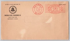 Detroit, Mich., Michigan Bell Telephone Co., System Mailer — 1933