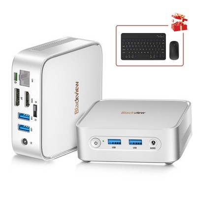 Blackview MP50 Mini PC Ryzen 5 3500U 16GB 512GB SSD Win 11 Pro Mit Maus/Tastatur