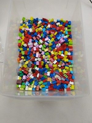 Lego Konvolut Restposten 1 kg Steine 1 x 2 3004 gemischte Farben