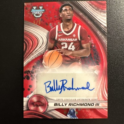 #ad 2024 25 Bowman’s Best U Billy Richmond III Auto 5 $50.00