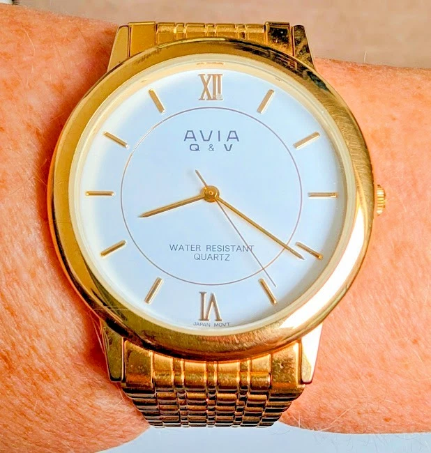 Avia Gold Plated Strap Round Wristwatches for sale | eBay UK