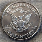 1985 1oz Silver Vintage Bullion : One American Eagle, Proof Strike - .999 Fine