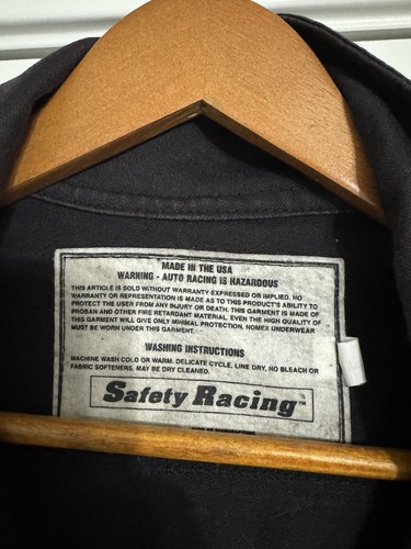 Vintage Mens Safety SFI Racing Large Zipper Jacket Drag Race NHRA - Picture 5 of 10