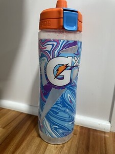 30 oz GX Water Bottle - Marble Blue Gatorade Used Once