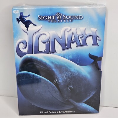 Jonah DVD Sight & Sound Theaters Live Musical 2013 OOP Rare Religious NEW Sealed