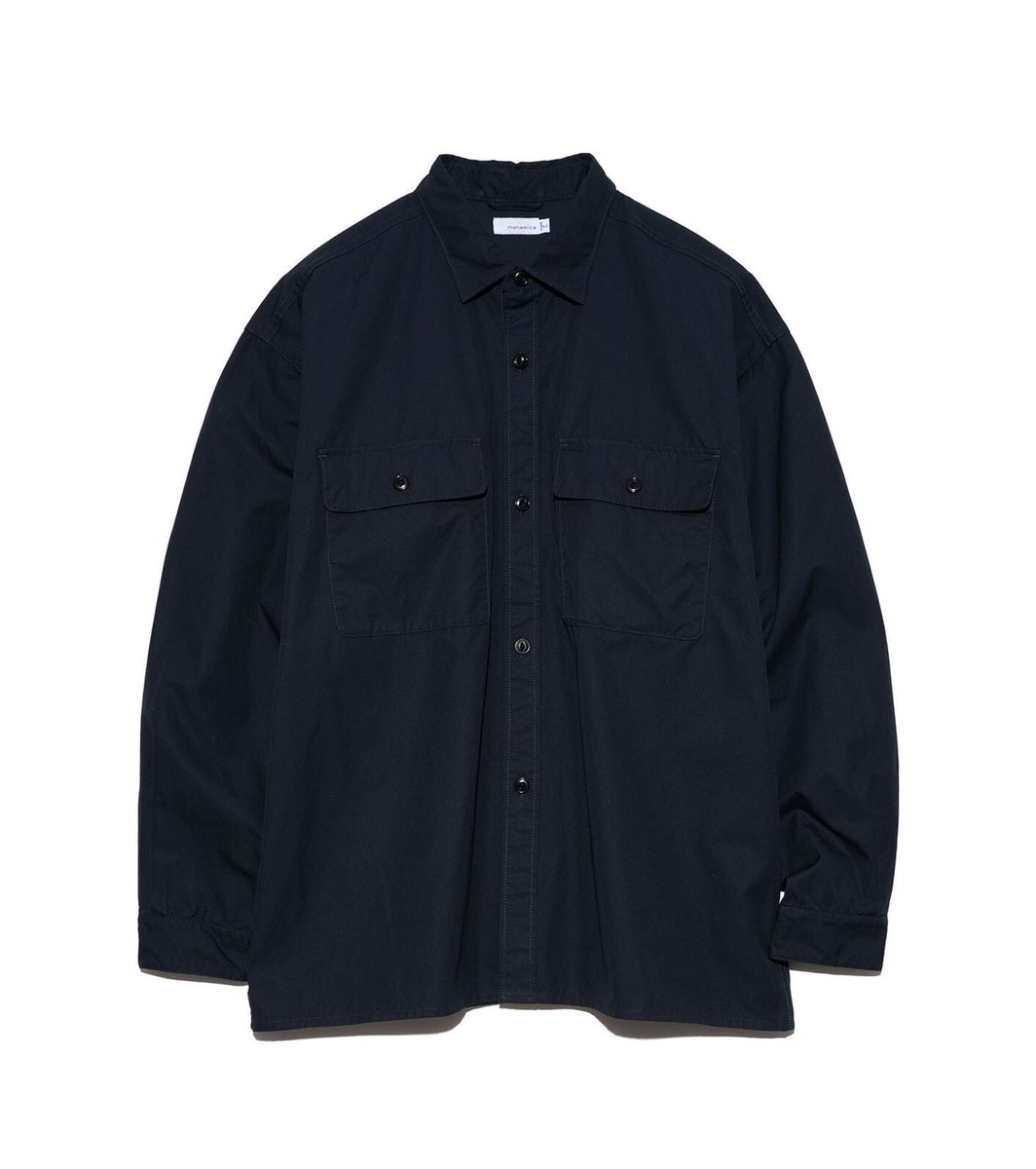 新品 nanamica Utility Light Wind Shirt L ASK availability First) nanamica Utility Light Wind Shirt