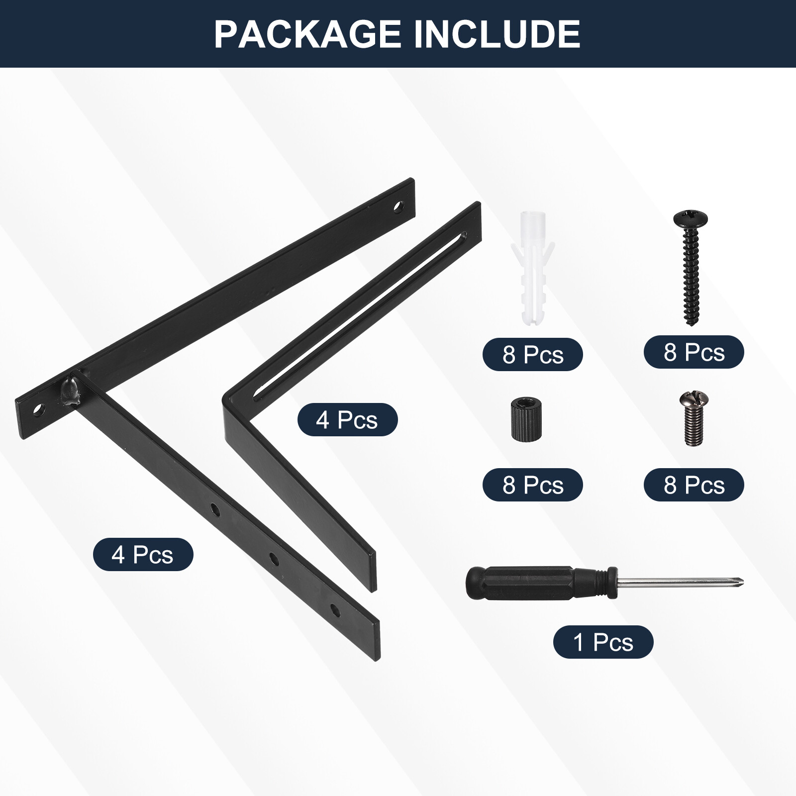 Adjustable Window Planter Box Brackets Universal Window Box Holder (4
