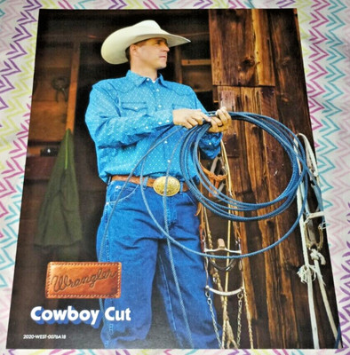 Wrangler Jeans Brand 2022 11X14 Advertising Poster #53