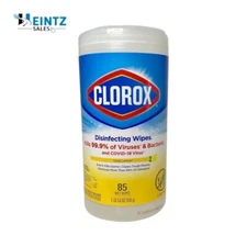 Clorox Wipes Disinfecting Bleach-Free Cleaning Wipes Crisp Lemon - 85 wipes