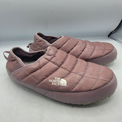 The North Face Thermoball Womens 7 Rose Pink Mule Slipper Lined