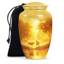 Horse Funeral Decorative For Burial Men Urn For Ashes Women Large