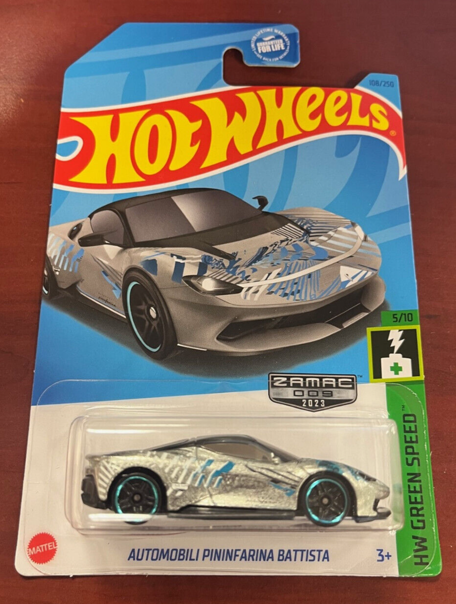 Hot Wheels ZAMAC 2023 Automobili Pininfarina Battista HW Green