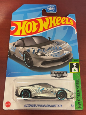 Hot Wheels ZAMAC 2023 Automobili Pininfarina Battista HW Green