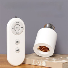Timer Switch Lamp Base Wireless Remote Control Smart Bulb Holder