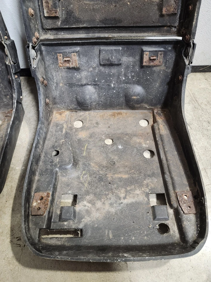 79-82 C3 Corvette Marco de Asiento Cubo Almeja Carcasa PAR Izquierdo y Derecho OEM GM BUEN Uso Foto 2 de 4