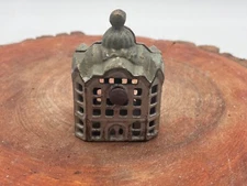 Vintage AC Williams Domed Building Cast Iron Still bank--2322.23