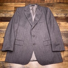 Vintage Polo University Club Ralph Lauren Blazer Mens 40S Gray Wool USA