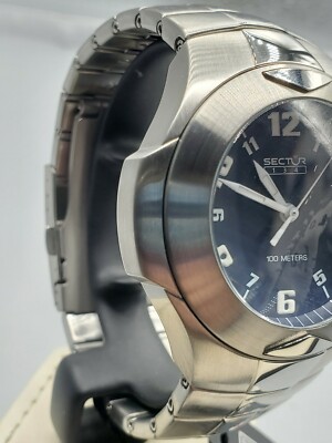 Montre Sector 134 Pour Homme - Cadran Bleu 40 Mm - Étanche 100 M - Suisse Neuve