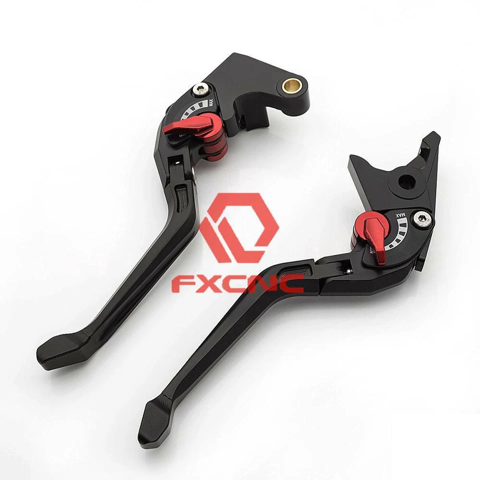 Palancas de embrague de freno 5D Aniti-plegables romboidales para Aprilia RSV MILLE/R SHIVER/GT Foto 2 de 4