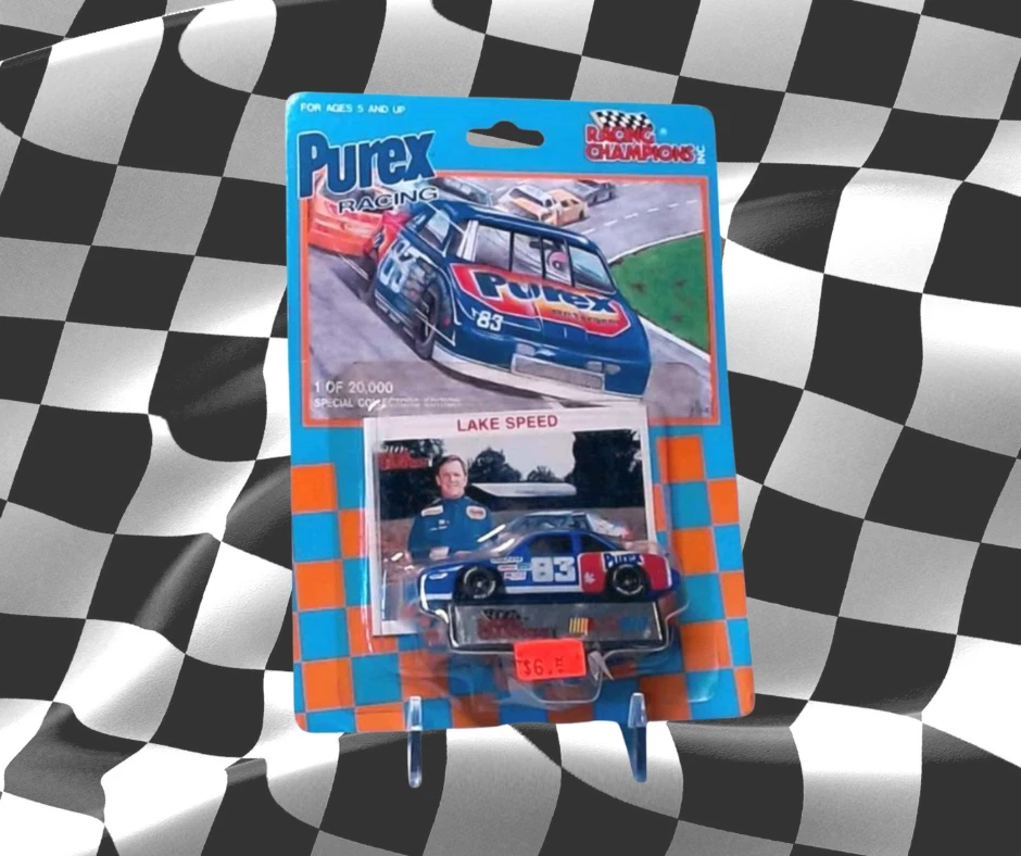 3 Vintage NASCAR Die-Cast Cars – Brickyard 400, Lake Speed #83, Alan Kulwicki #7 - Image 3 of 4