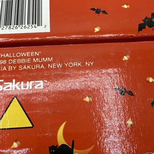 Halloween Debbie Mumm Sakura Mug Cup Pumpkin Ghost Nat Owl New Vintage - Picture 9 of 14