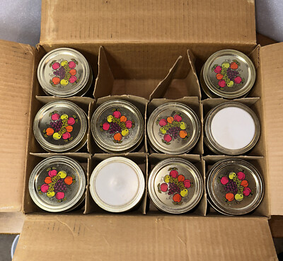 10 New Vintage BALL 8 oz Quilted Crystal Jelly Canning Jars | eBay