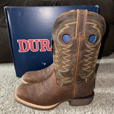 Durango Rebel Pro 12” Western Cowboy Boots DDB0221 Flaxen Brown Mens Size 10.5 W