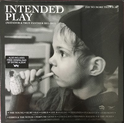 INTENDED PLAY-MATADOR & TRUE PANTHER 2011-20122-SEALED VINYL-UNBEATABLE PRICES