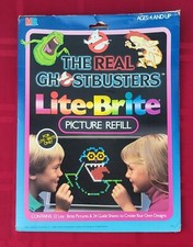 Vintage 1986 The Real Ghostbusters Lite-Brite Picture Refill Only 1 Used 