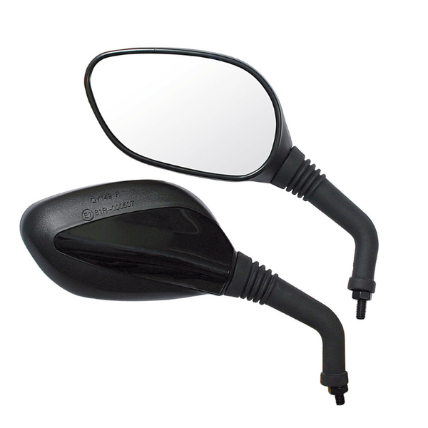 Paar Motorrad RüCkspiegel Lenker Zulassungs Spiegel Scooter M8X1,25-image
