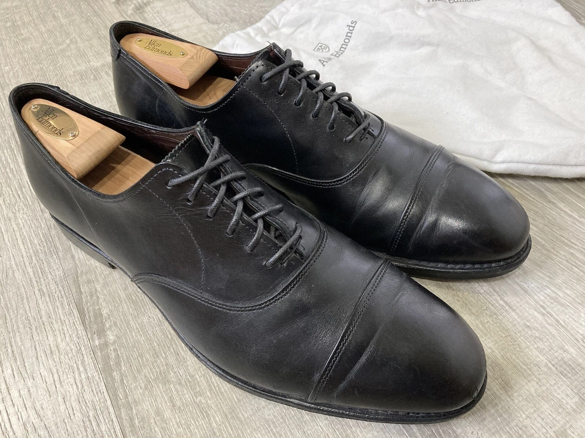 Allen Edmonds Hopkinson Independence Collection Cap Toe Black