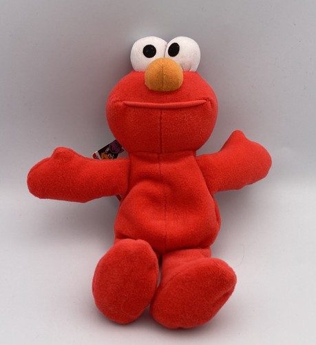 Tyco Sesame Street Beans ELMO Muppet 8" Plush Vintage 1997 w/ Tag