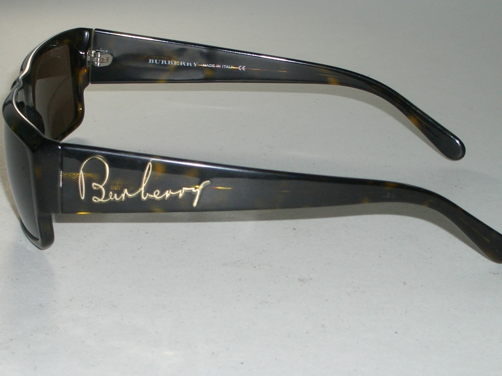LADIES BURBERRY ITALY B 4021 56[]17 140 DARK TORTOISE RECTANGULAR SUNGLASSES image 4