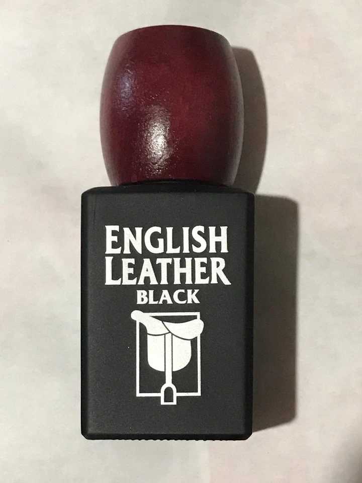 英国皮革黑色男士 Dana 古龙水喷雾 3.4 盎司全新罕见无盒 — 第 2/2 张图片