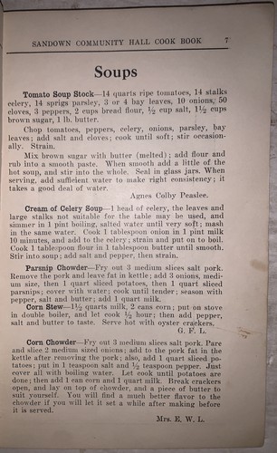 1921, 1st, SANDOWN COMMUNITY HALL COOK BOOK, NEW HAMPSHIRE - Picture 4 of 9