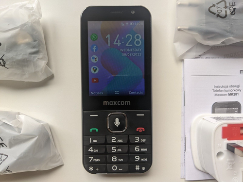 Maxcom MK281 Smart - Classic Feature Phone KaiOS 4G Black - Afbeelding 4 van 15