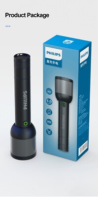 Philips SFL2187 Tragbare Taschenlampe Campinglampe 2 in 1 Design 4 Beleuchtungsmodi