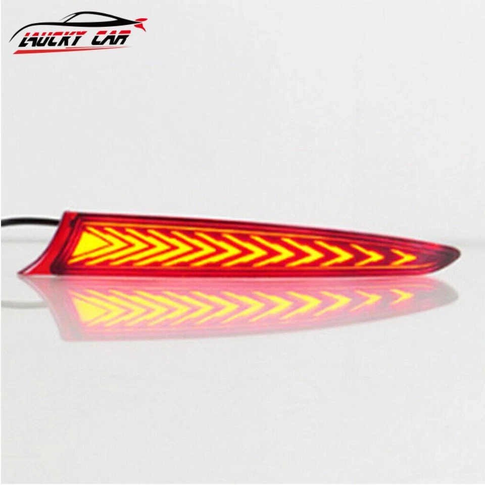 Rear Brake Taillight Bumper Reflector Lights For Chevrolet Monza RS 19-24 B Pair - Imagem 3 de 4