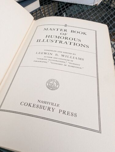 Vintage 1938 Hardcover Das Meisterbuch der humorvollen Illustrationen Leewin Williams - Bild 4 von 10