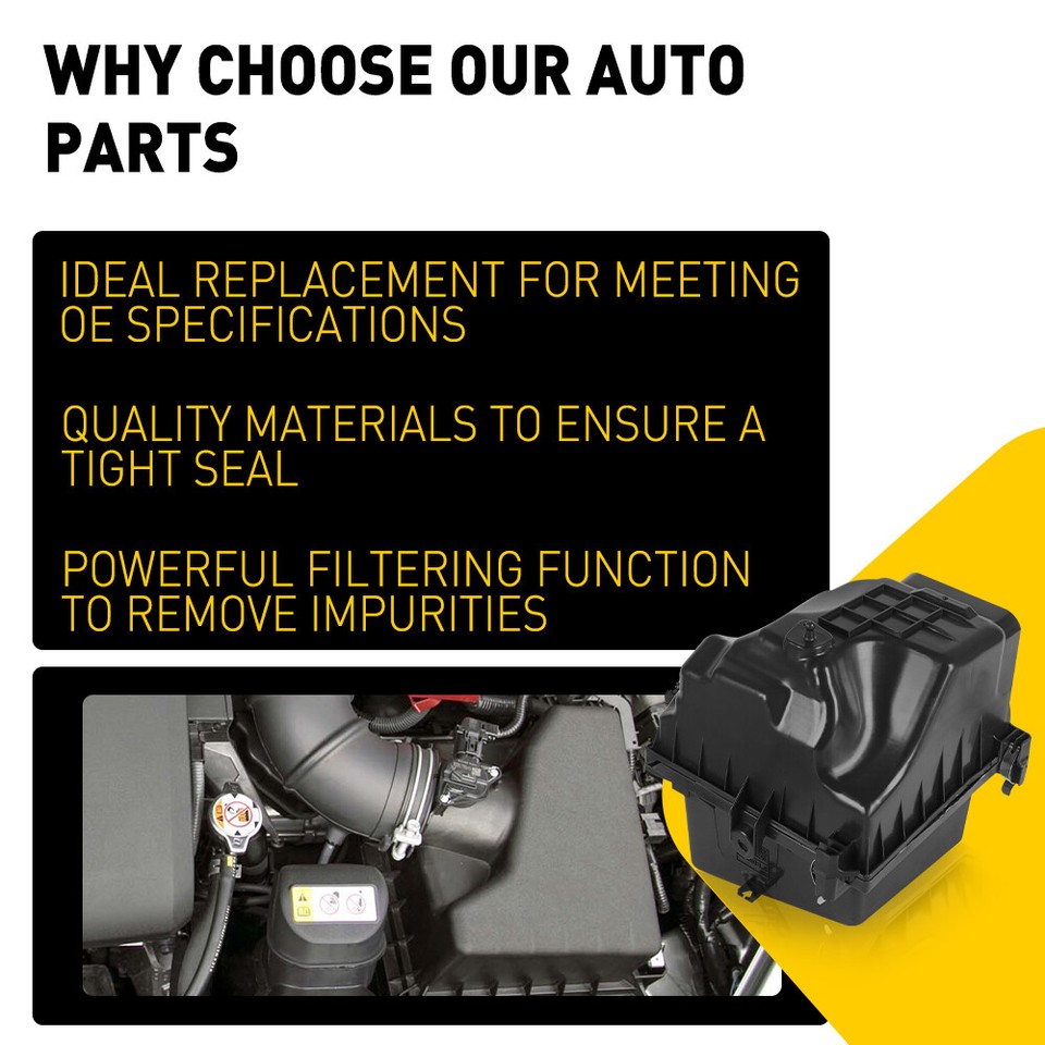 High Quality Black Air Cleaner Intake Filter Box For 2018-2021